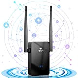 Répéteur WiFi Puissant 300 Mbps Amplificateur WiFi Puissant 2.4 GHz Extenseur sans Fil Compatibles Mode AP/Routeur/Répéteur,WiFi Booster WiFi Extender avec ...