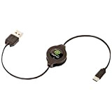 Retrak ETESUCAM Essentials Retract USBC Cable Black