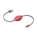 ReTrak EULTUSBPK Câble de Chargement/Synchronisation pour iPhone/iPad/iPod 1 m Rose