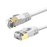 Reulin 10M Cat 7A Câble de Réseau Ethernet Ultra Mince - Vitesse jusqu'à 40Gbs-1000MHz Compatible Avec Cat5 Cat5e Cat6 CAT6a ...