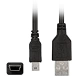 REYTID USB Charge & Câble de données Compatible avec GoPro Hero 1/2/3 + Éditions Noir/Argent/Blanc - Remplacement De la Puissance ...
