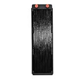 Richer-R Watercooling Radiateur, Dissipateur de Chaleur Radiateur en cuivre pour PC-Noir (120mm / 240mm / 360 mm / 480mm)(360mm)