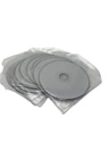 Ritek Lot de 10 DVD-R 4,7 Go Blanc imprimables à jet d'encre dans des pochettes en plastique