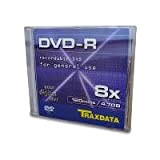 Ritek Traxdata DVD-R DVD-R Vierge 4700 MB 120 Minutes 8 x Speed boîtiers