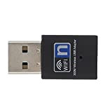 Rodi Adaptateur USB, Adaptateur WiFi USB Stable Technologie MIMO fiable Débit 300 Mbps pour Ordinateurs Portables