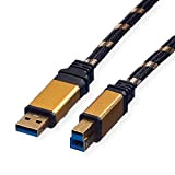 ROLINE GOLD Câble USB 3.0, type A - B, M/M, 3,0m