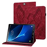 Rostsant Coque Samsung Tab S2 9.7 Pouces Housse en Cuir PU Papillon en Relief Portefeuille Etui de Protection Tablette pour ...