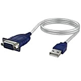 SABRENT câble seriel DB-9 RS-232 (9 broches) vers USB 2.0.(CB-DB9P)