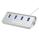 SABRENT HUB USB 3.0 Premium en Aluminium avec 4 Ports (câble de 76cm) pour iMac, MacBook, MacBook Pro, MacBook Air, ...