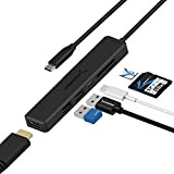 SABRENT Hub USB Type-C Multi-Port avec HDMI 4K | Power Delivery de 60 Watts | 1 Port USB 3.0 | ...