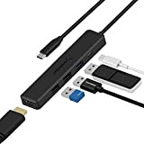 SABRENT Hub USB Type-C Multi-Port avec HDMI 4K | Power Delivery de 60 Watts | 1 Port USB 3.0 | ...