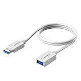 SABRENT Rallonge USB 3.0, câble d'extension USB mâle A vers femelle A (90CM) super vitesse 5Gbps pour PS5, PS4, pc ...