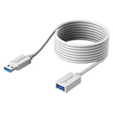 SABRENT Rallonge USB 3.0, câble d'extension USB mâle A vers femelle A (3M) super vitesse 5Gbps pour PS5, PS4, pc ...