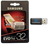 Samsung Carte mémoire Evo Plus Micro SD 32 Go avec Adaptateur U3 32 go Orange