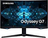 Samsung G7 (C32G73TQSU) 80,01 cm (32 pouces) QLED Curved Odyssey Gaming Monitor (2560 x 1440 pixels, 240 Hz, 1ms, 1000R, ...