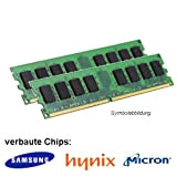 Samsung Hynix Micron (PC2 6400U) Lot de 2 barrettes de mémoire RAM DDR2 800 MHz 4 Go (2 x 2 ...
