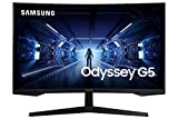 SAMSUNG ODYSSEY G5 27'' Ecran PC Gaming Incurvé 1000R, Dalle VA 27", Résolution WQHD (2560 x 1440), 144 Hz, 1ms, ...