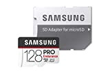 SAMSUNG Pro Endurance microSD Carte Classe 10 128GB SD Adaptateur, MB-MJ128GA/EU, 128 Go