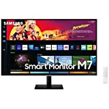 Samsung Smart Monitor M7 32’’ en resolution UHD 4K. Le 1er écran tout-en-un pour accéder facilement à vos applications de ...