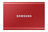 Samsung T7 MU-PC1T0R/WW | Disque SSD externe portable 1 To - USB 3.2 - Sécurisation par mot de passe - ...