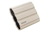 Samsung T7 Shield | Disque SSD Externe Portable, Beige, 1 To, Résistant aux chocs, à l'eau et à la poussière, ...