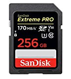 SanDisk 256 Go Extreme PRO SDXC, carte mémoire, jusqu'à 170 MB/s UHS-I Classe 10, U3, V30