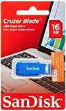 Sandisk Cruzer Blade 16GB 16Go USB 2.0 Type A Bleu Lecteur USB Flash - lecteurs USB Flash (16 Go, USB ...