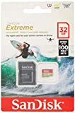 SanDisk Extreme 32GB microSDhC Memory Card for Action Cameras & Drones with A1 App Performance up to 100MB/s, Class 10, ...