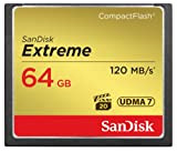 SanDisk Extreme 64 Go Carte Mémoire CompactFlash UDMA7 avec une Vitesse de Lecture Allant jusqu'à 120 Mo/s