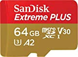 SanDisk Extreme Plus 64GB microSDXC Memory Card +  SD Adapter with A2 App Performance + Rescue Pro Deluxe, up to ...
