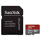 SanDisk SDSQUAR-032G-GN6IA Carte mémoire SDHC Classe 10 32 Go (Nouvelle Version)