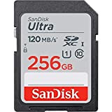 SanDisk Ultra 256Go SDXC Carte, jusqu'à 120 Mo/s, Classe 10, UHS-I, V10