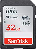 SanDisk Ultra 32Go SDHC Carte mémoire allant jusqu'à 90MB/s, Class 10 UHS-I