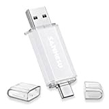 SANKESU Clé USB C 128 GO, Clé USB 3.0 OTG Type C 2 en 1 Pen Drive Portable Mémoire Stick ...