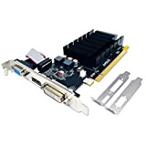 SAPLOS Radeon HD 5450 2 Go GDDR3 64 bits (DVI, HDMI, VGA), carte graphique d'ordinateur à profil bas, PCI Express ...
