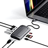 Satechi Adaptateur Multiport USB4 - Charg. USB-C PD, GB Ethernet, Données USB-C, HDMI Jusqu' 8K Compatible avec MacBook Pro/Max 2021, ...