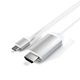 Satechi Câble HDMI Aluminium Type-C 4K 60Hz - Compatible avec MacBook Pro/Air M2 2022, MacBook Pro 2021 14 pouces, 16 ...