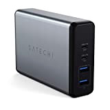 Satechi Chargeur de Bureau 108W Pro USB-C - 2 Ports USB-C et 2 Ports USB-A - Compatible avec MacBook Pro/Air ...