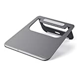SATECHI Lightweight Aluminium Portable Laptop Stand - Compatible avec MacBook, MacBook Pro, Microsoft Surface Pro et Plus (Gris sidéral)