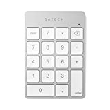 SATECHI Slim Aluminium Bluetooth sans Fil 18 Clavier Extension Clavier - Compatible avec MacBook Pro, MacBook Air, Mac Mini, iMac, ...