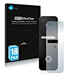 savvies Protection Ecran Compatible avec Logitech Circle View Doorbell (18 Pièces) - Film Protection Ultra Clair