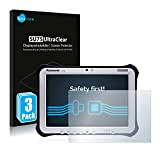 savvies Protection Ecran Compatible avec Panasonic Toughpad FZ-G1 (3 Pièces) - Film Protection Ultra Clair