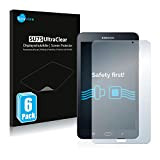 savvies Protection Ecran Compatible avec Samsung Galaxy Tab A6 7.0 (6 Pièces) - Film Protection Ultra Clair