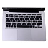 Se7enline Protection de clavier souple et ultra-fine en silicone TPU pour MacBook Pro 13",15", 17" avec écran Retina et MacBook ...