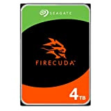 Seagate FireCuda, 4 To, Disque dur interne - CMR 3,5 pouces SATA 6 Gbits/s 7 200 tr/min, 256 Mo de mémoire cache, 300 To/an, 3 ans Rescue ...