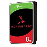 Seagate IronWolf Pro, 8 to, Disque Dur d'entreprise Interne NAS HDD – CMR, 3,5”, SATA 6 Gbits/s, 7 200 TR/Min, ...