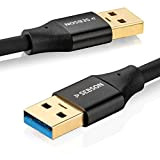 SEBSON Cable USB 3.0 5m - USB Type A vers Type A - USB Câble de Données 5 Gbit/s Transmission, ...