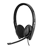 Sennheiser PC 8.2 CHAT, wired headset for casual gaming, e-learning and music, noise cancelling microphone, call control, foldable microphone, high ...