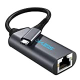 SGEYR Adaptateur USB C vers Ethernet, Adaptateur Type C vers RJ45 à 100/1000 Mbps Adaptateur Réseau USB LAN Ethernet Gigabit ...