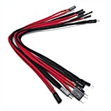 Shakmods Câble d'extension pour disque dur et LED 30 cm Noir et rouge